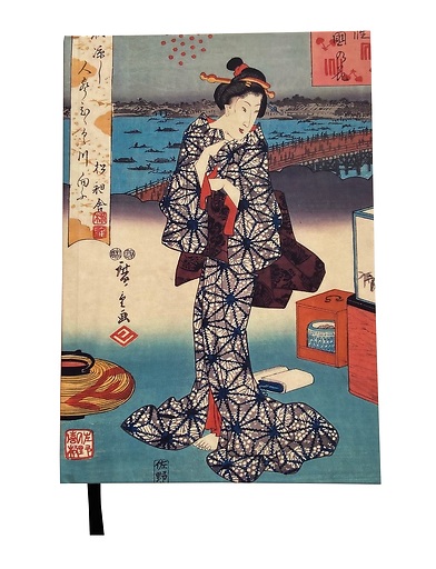 Bound notebook Hiroshige 